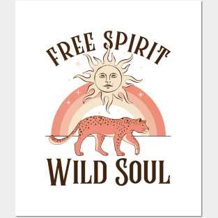 Free spirit Wild soul Posters and Art